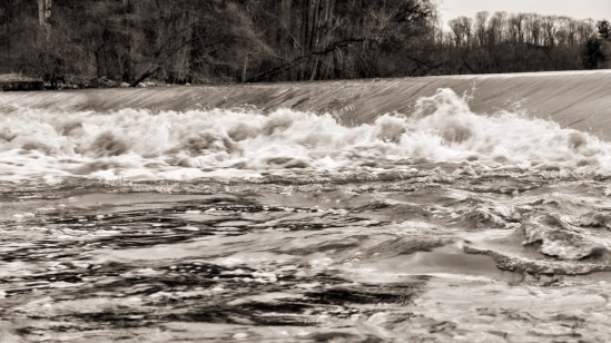 Power of Water Low view of the action