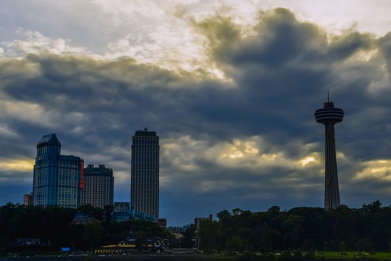 Niagara Falls Skyline Nikon D5100, Sigma 17-70mm f/2.8-4, (1/6, 1/25, 1/100s bracket), 38mm, f/18, ISO 100