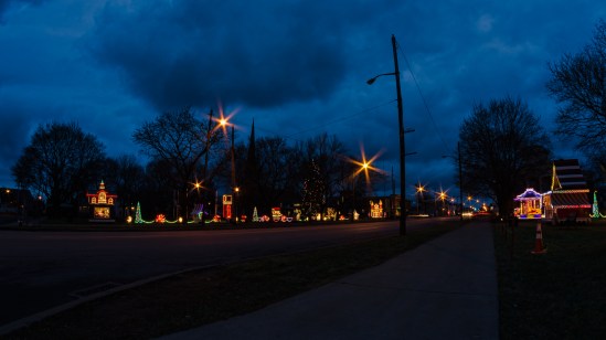 Holiday Street Nikon D5100, Rokinon 8mm f/3.5, 1.3s, f/16, ISO 100