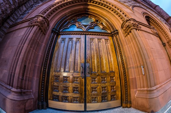 St. Peter's Gate Nikon D5100, Rokinon 8mm f/3.5, {10, 15 & 25s bracket}, f/11, ISO 100