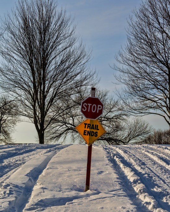 Stop, Trail Ends Nikon D5100, Sigma 17-70mm f/2.8-4, 1/500s, 32mm, f/11, ISO 200