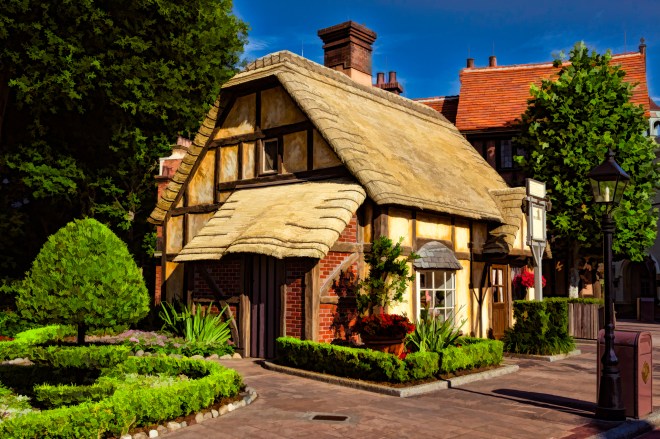 Painted England Twining Tea Cottage