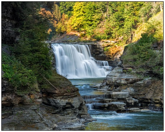 Peeking Lower Falls Nikon D7100, Nikkor 55-200mm f/4-5.6, 1/3s, 82mm, f/20, ISO 100